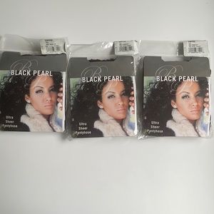 Black Pearl Ultra Sheer Pantyhose Bundle